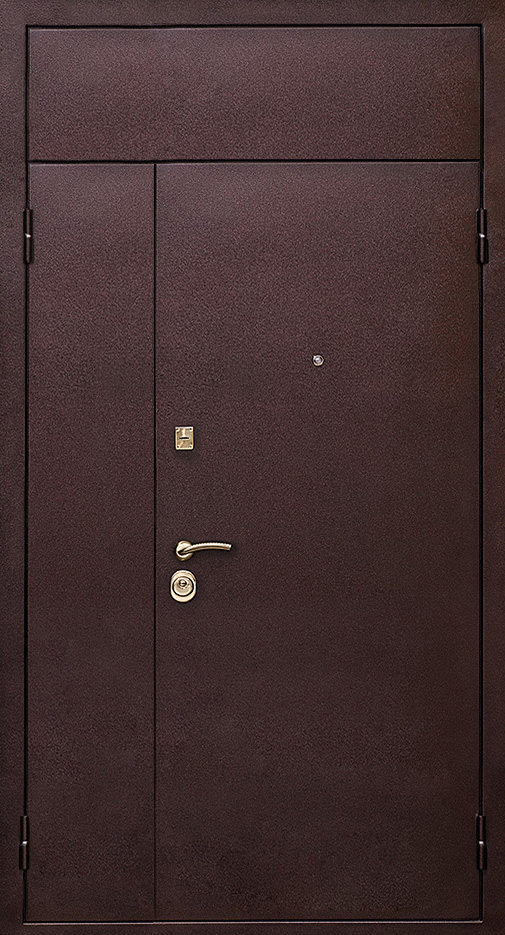 Металлическая дверь в тамбурную ЛД-761 коричневая