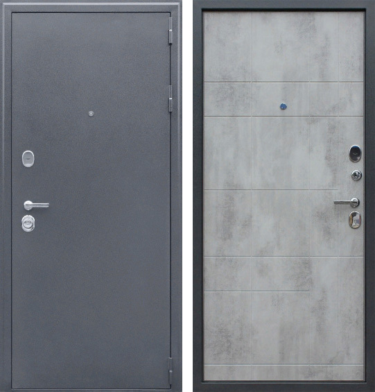 Входная дверь порошковое напыление и МДФ ЛД-319